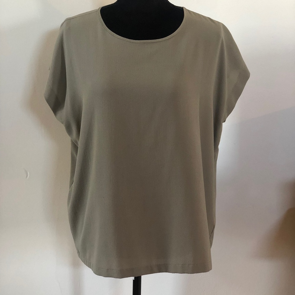 Olive Green Forever 21 Blouse